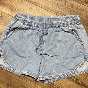 Soft blue American eagle shorts
